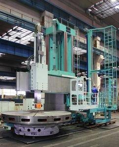 vertical lathe for very wide diameter part
