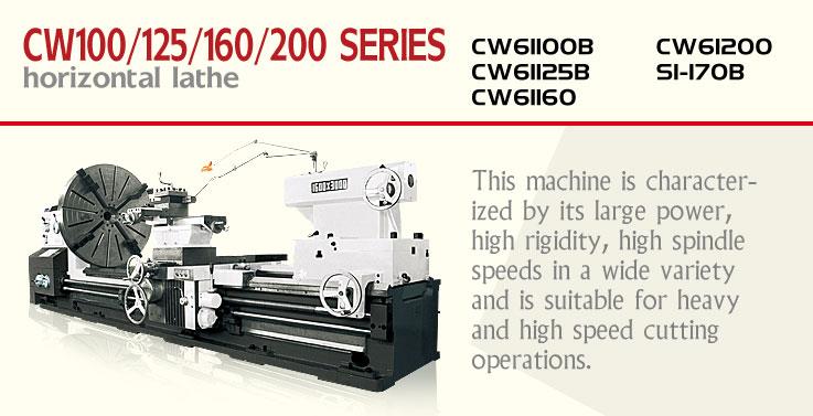 CW100/125/160/200 Series Horizontal lathe