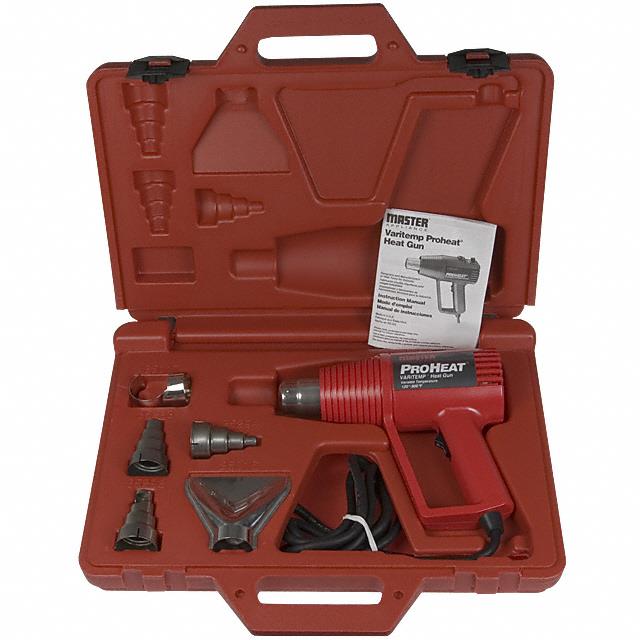 Heat Guns, Torches, Accessories : HEAT GUN KIT 120V 130-840 DEG F : MA1013-ND : Tools