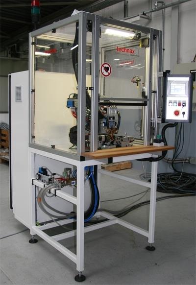 Station for hot staking applications