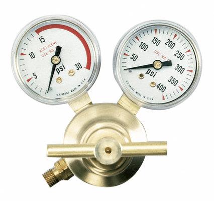 201-05FP Regulator, Oxy-Acetylene, Acetylene, Metal tote