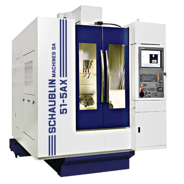 Vertical machining centers with 5 simultaneous axis control 51-5AX