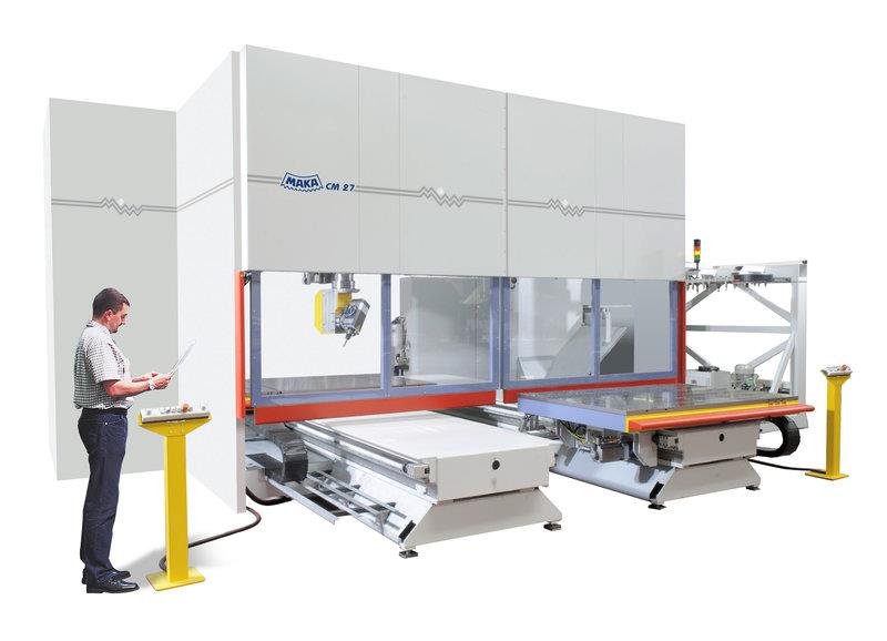 MAKA CM 27 CNC machining centre for aluminium