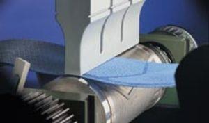 ultrasonic cutting machine for technical textiles and packaging