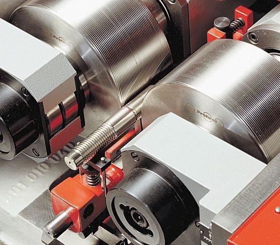 thread and groove cold forming machine