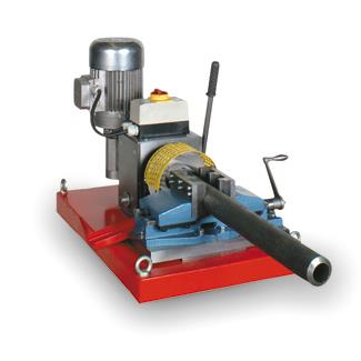 Pipe chamfering machines