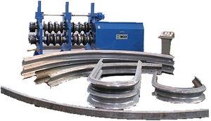 guard-rail bending machine