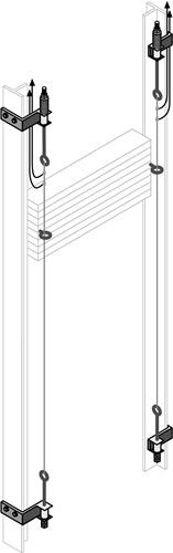 Counterweight displacement kit - ring on a string
