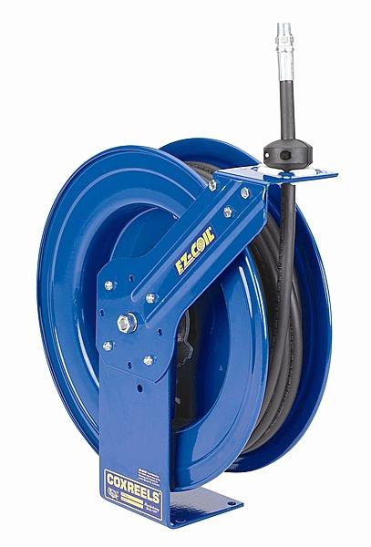 spring operated hose reel