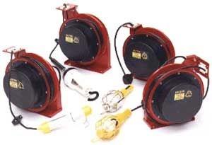 spring driven electric cable reel