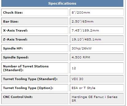 Turning CNC Lathes & Turning Centers High Performance Chuck & Bar RS 200 (8&quot Chuck)