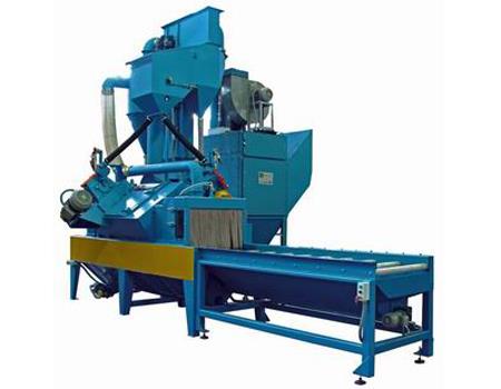 Automatic blast cleaning machines_Continuous, in-line belt