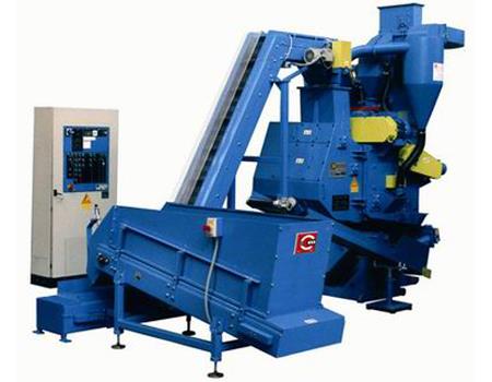 Automatic blast cleaning machines_Continuous batch processing