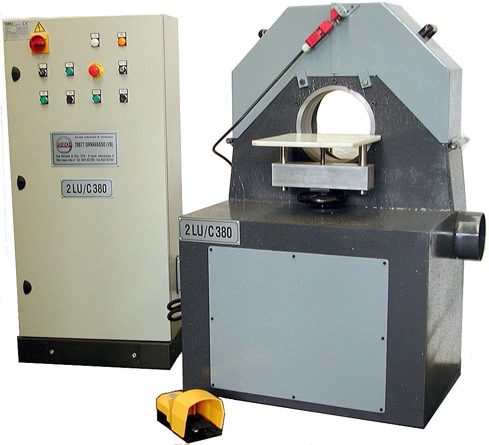 automatic belt grinding machine for curved tube