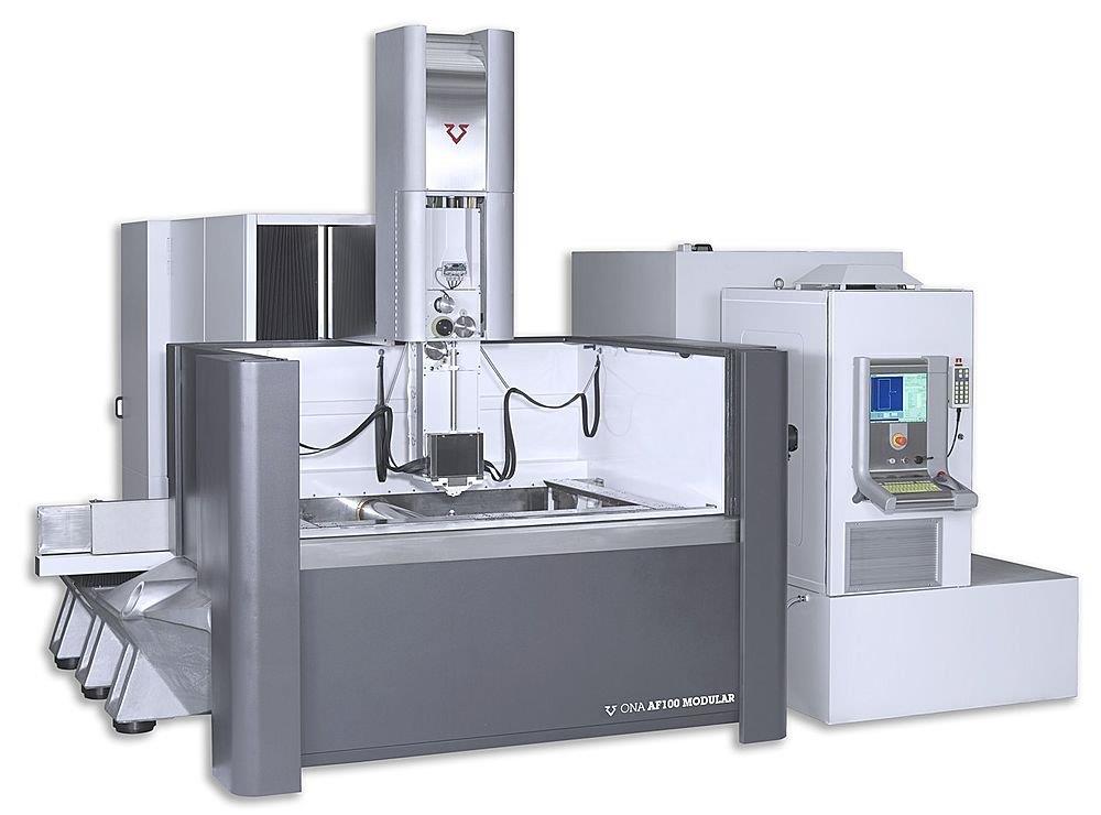 high speed wire electrical discharge (wire edm) machine for large parts