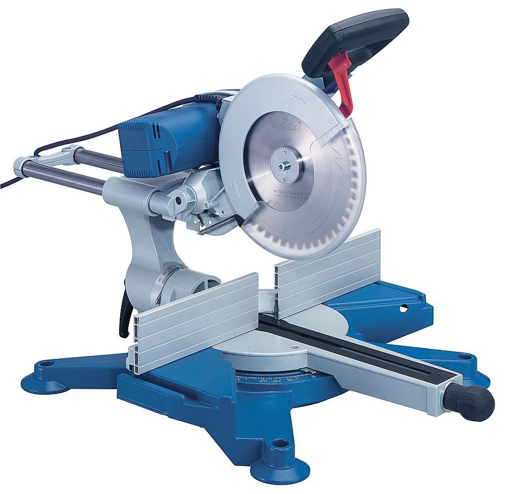 manual mitre saw with sliding unit