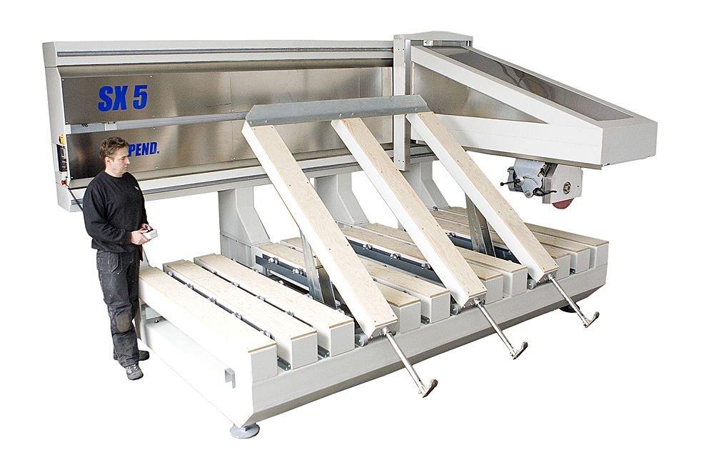 UNIQUE, POWERFUL CNC SAW FROM SCANDINVENT- SX5 - 5-axis fully automated CNC saw