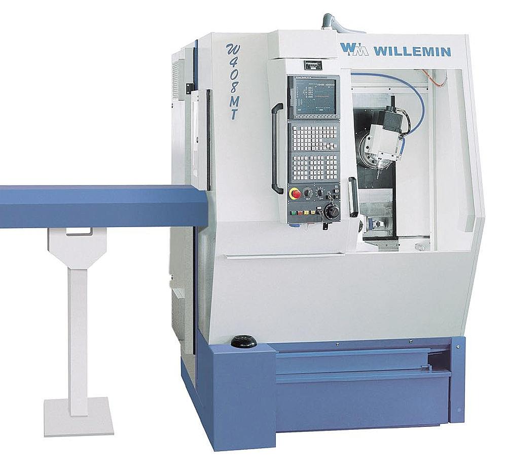 bar stock fed 6-7 axis swiveling spindle cnc machining center