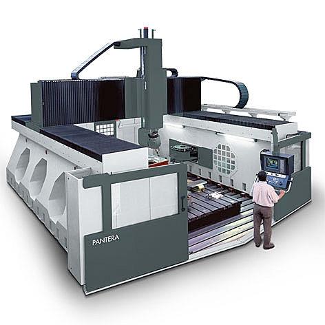 5-axis vertical spindle and mobile gantry milling machine