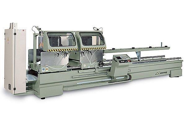 automatic double-head miter cut-off saw for aluminum