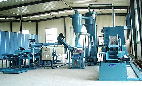 metal and waste recycling machine