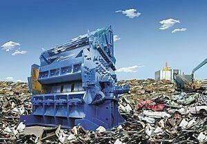 metal and waste recycling machine