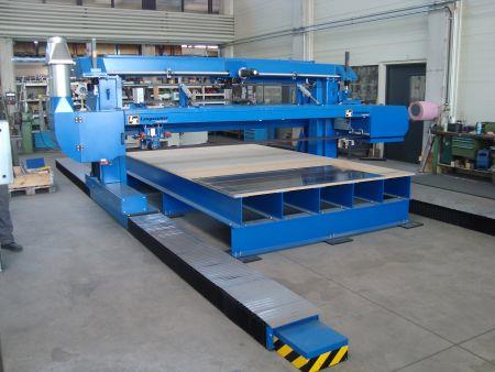 metal grinding machine in portal design