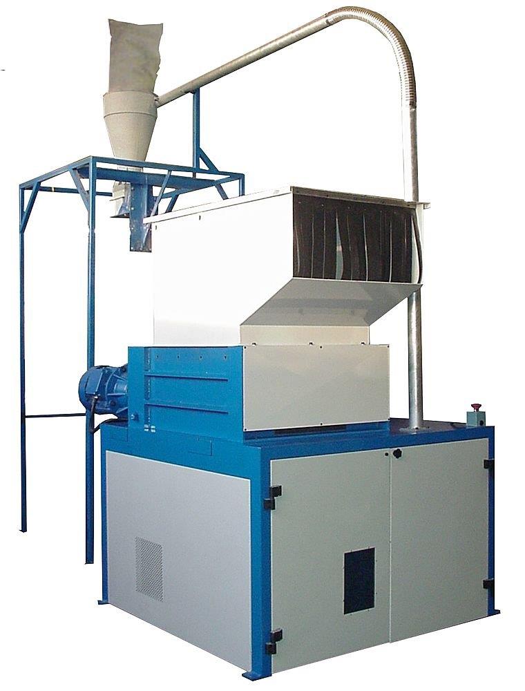 four shaft shredder