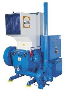 granulator for large volume parts