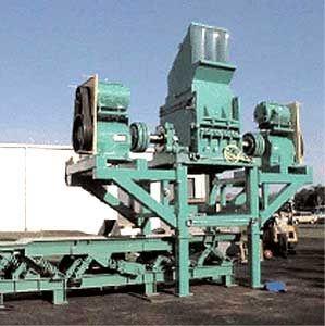 rubber / wire separator for tire shredding applications