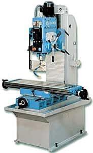 milling-drilling machine on base