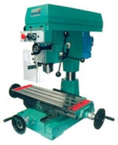 milling-drilling machine on base
