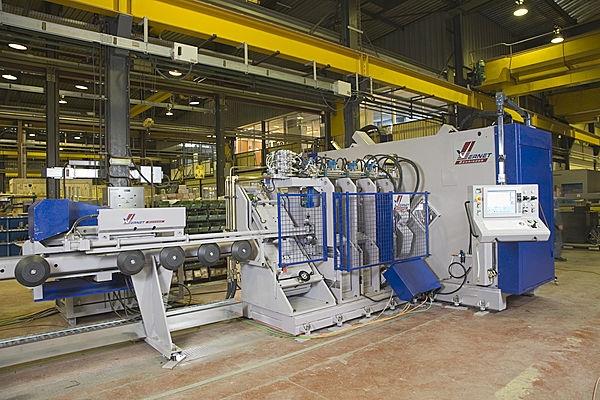 angle marking, punching, drilling, shearing line